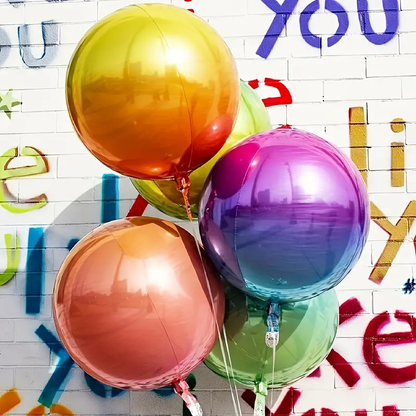 55cm Gradient Coloured Foil Balloons | Vibrant & Eye-Catching Party Decoration 🎈🌈