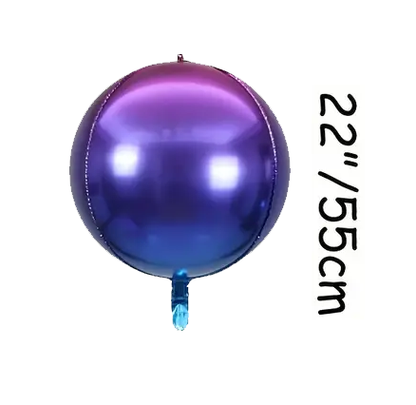 55cm Gradient Coloured Foil Balloons | Vibrant & Eye-Catching Party Decoration 🎈🌈