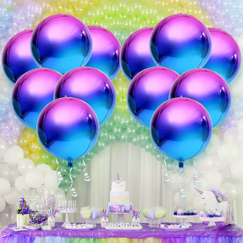 55.8cm Galaxy Purple & Blue Foil Balloons | Cosmic & Outer Space Party Decoration 🌌🚀🎈