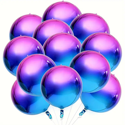 55.8cm Galaxy Purple & Blue Foil Balloons | Cosmic & Outer Space Party Decoration 🌌🚀🎈