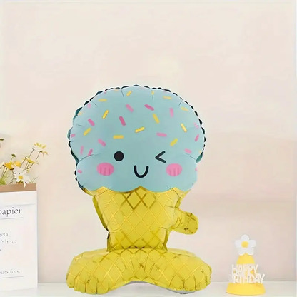 Ice Cream Self-Standing Foil Balloons | Sweet & Fun Party Decoration 🍦🎈