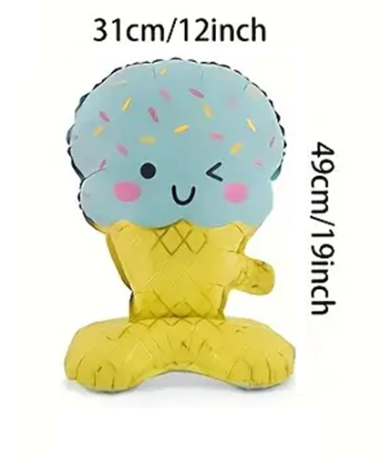 Ice Cream Self-Standing Foil Balloons | Sweet & Fun Party Decoration 🍦🎈