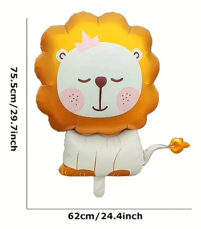 Lion Foil Balloon – 75.5cm | Jungle & Safari Party Decoration 🦁🎈
