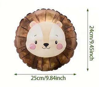 Jungle Safari Animal Foil Balloons | Wild Party Decorations 🦁🐘🦓🎈