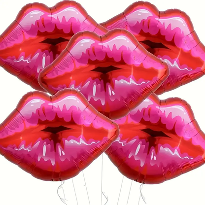 Lips Foil Balloon | Fun & Flirty Party Decoration 💋🎈