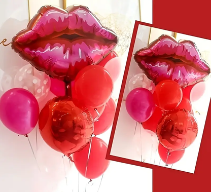 Lips Foil Balloon | Fun & Flirty Party Decoration 💋🎈
