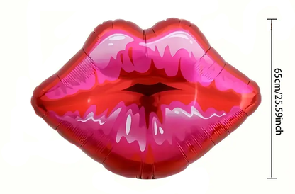 Lips Foil Balloon | Fun & Flirty Party Decoration 💋🎈