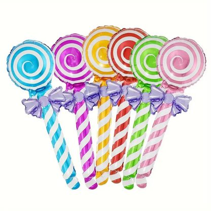 Lollipop Foil Balloons | Sweet & Colourful Candy-Themed Party Decor 🍭🎈