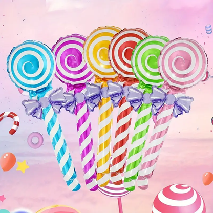 Lollipop Foil Balloons | Sweet & Colourful Candy-Themed Party Decor 🍭🎈