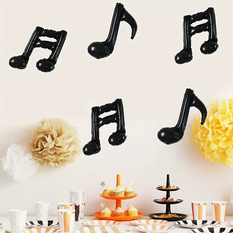Music Note Foil Balloons | Perfect for Concerts, Karaoke, Dance & Music-Themed Party Decor 🎵🎈