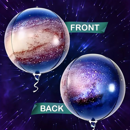 Purple Planet Foil Balloon Galaxy | Space & Galaxy-Themed Party Decoration 🌍🪐🎈