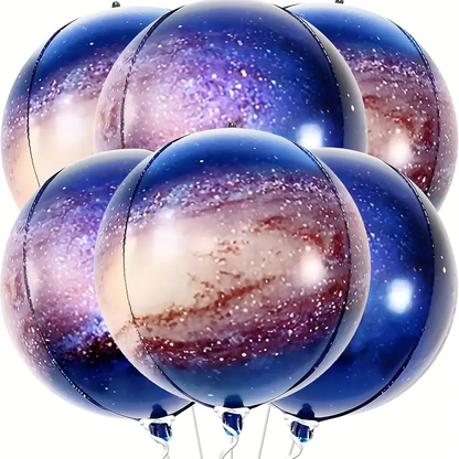 Purple Planet Foil Balloon Galaxy | Space & Galaxy-Themed Party Decoration 🌍🪐🎈