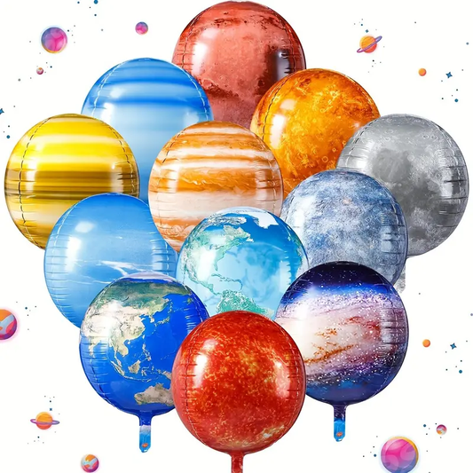 Planets Foil Balloon | Space & Galaxy-Themed Party Decoration 🌍🪐🎈