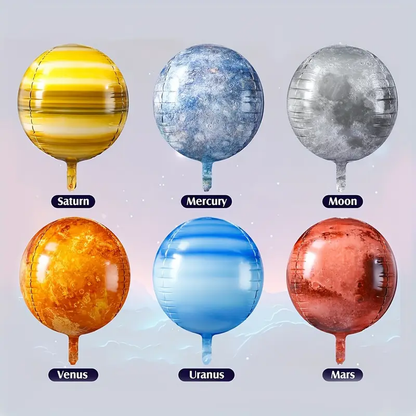 Planets Foil Balloon | Space & Galaxy-Themed Party Decoration 🌍🪐🎈
