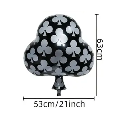 Poker Theme Balloons | Casino & Vegas Party Foil Balloon Set ♠️♥️♦️♣️🎈