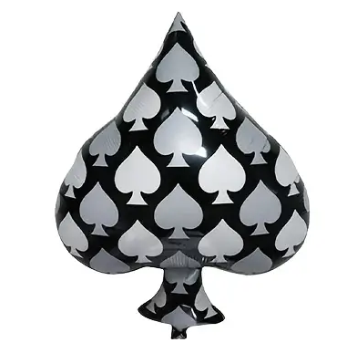 Poker Theme Balloons | Casino & Vegas Party Foil Balloon Set ♠️♥️♦️♣️🎈