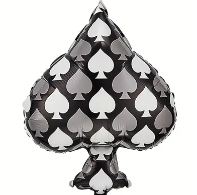 Poker Theme Balloons | Casino & Vegas Party Foil Balloon Set ♠️♥️♦️♣️🎈