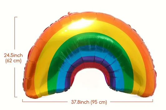 95cm Rainbow Foil Balloon | Bright & Colourful Party Decoration 🌈🎈