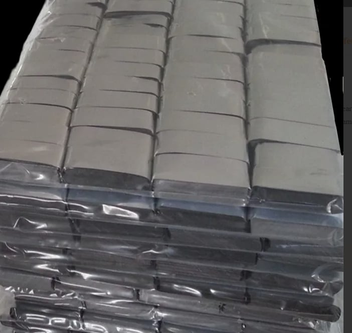 Biodegradable & Flameproof Metallic Silver Confetti – 55x17mm Rectangles | 1kg Bag