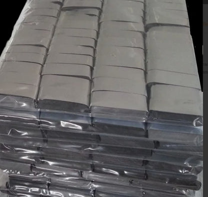Biodegradable & Flameproof Metallic Silver Confetti – 55x17mm Rectangles | 1kg Bag