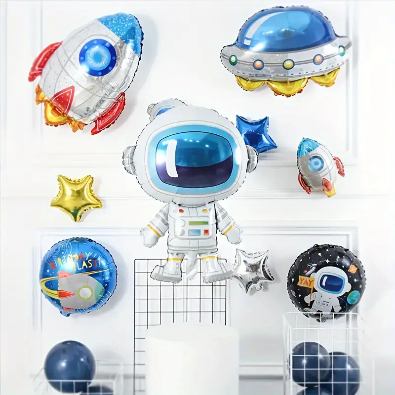 Rocket Foil Balloon | Space-Themed Party Decoration 🚀👨‍🚀🎈