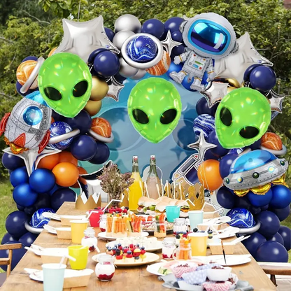 60cm Alien Head Foil Balloon | Space & Sci-Fi Party Decoration 👽🎈