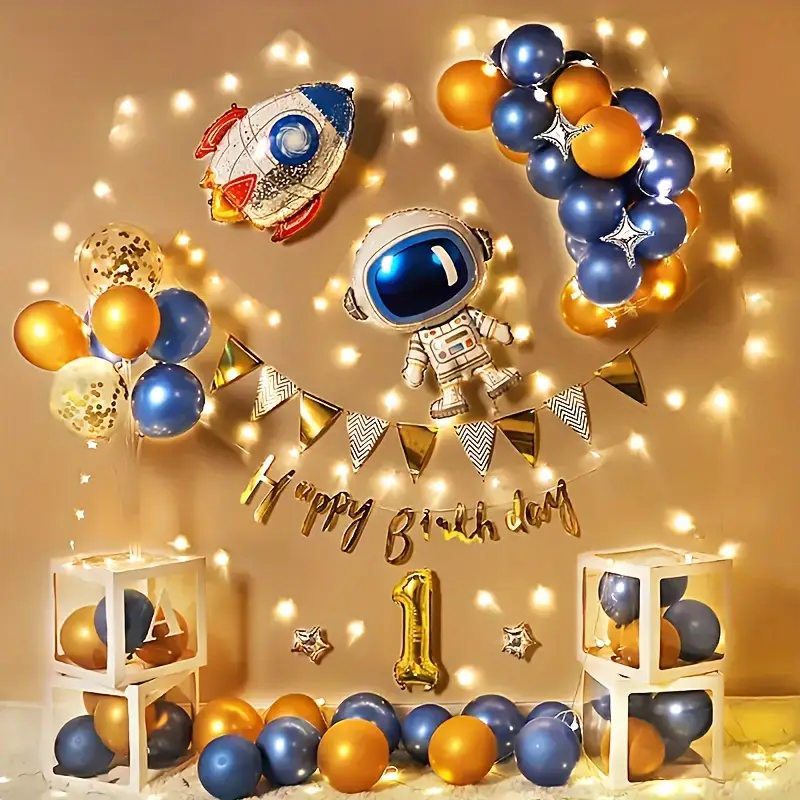 Rocket Foil Balloon | Space-Themed Party Decoration 🚀👨‍🚀🎈