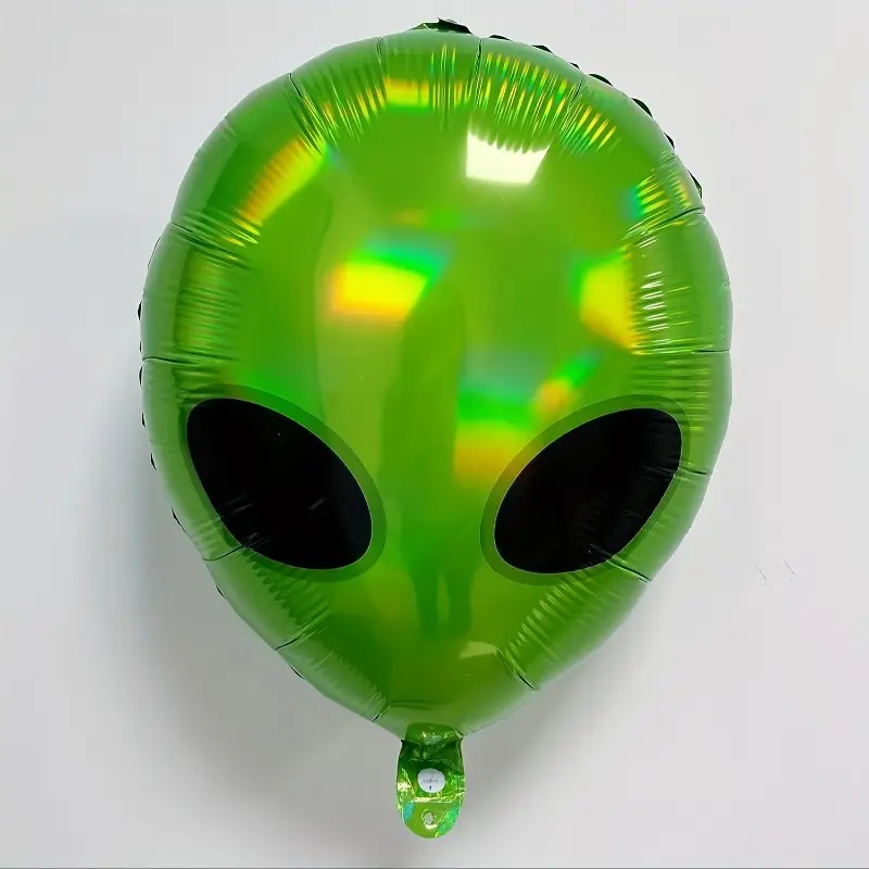 60cm Alien Head Foil Balloon | Space & Sci-Fi Party Decoration 👽🎈