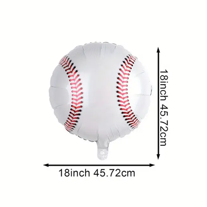 Sports Foil Balloon Set | Assorted Ball Shapes for Game Day, Birthdays & Sports-Themed Parties 🏀⚽🏈🎈