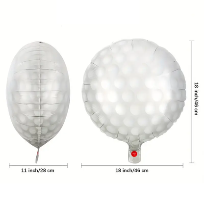 Sports Foil Balloon Set | Assorted Ball Shapes for Game Day, Birthdays & Sports-Themed Parties 🏀⚽🏈🎈