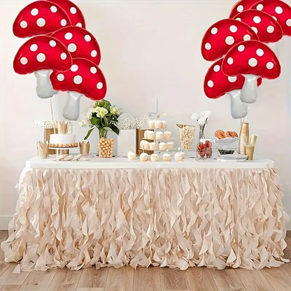 76cm Red Toadstool Foil Balloon | Enchanting Fairytale & Woodland Party Decor 🍄✨