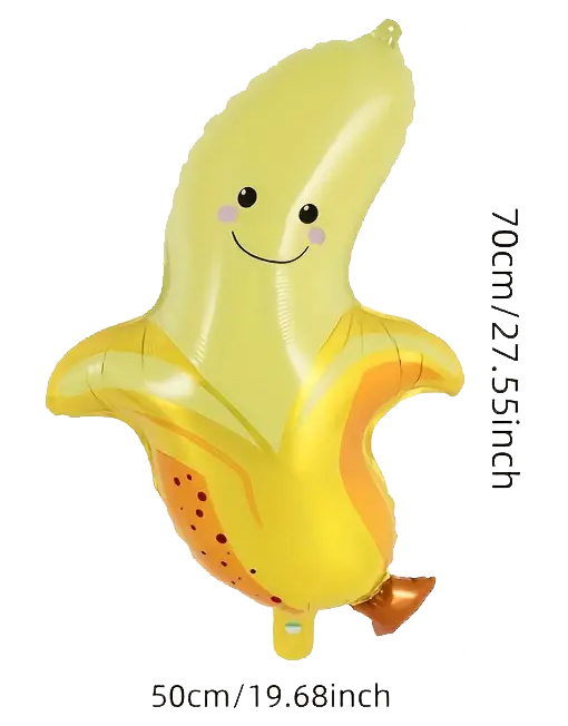 Banana Foil Balloon – 70cm | Fun & Tropical Party Decoration 🍌🎈