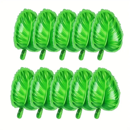 Monstera Tropical Leaf Foil Balloons | Exotic Jungle & Summer Party Decorations 🌿🎈