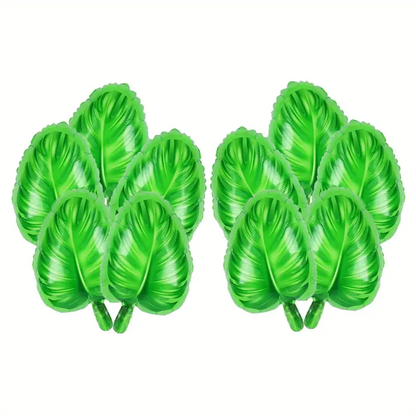 Monstera Tropical Leaf Foil Balloons | Exotic Jungle & Summer Party Decorations 🌿🎈