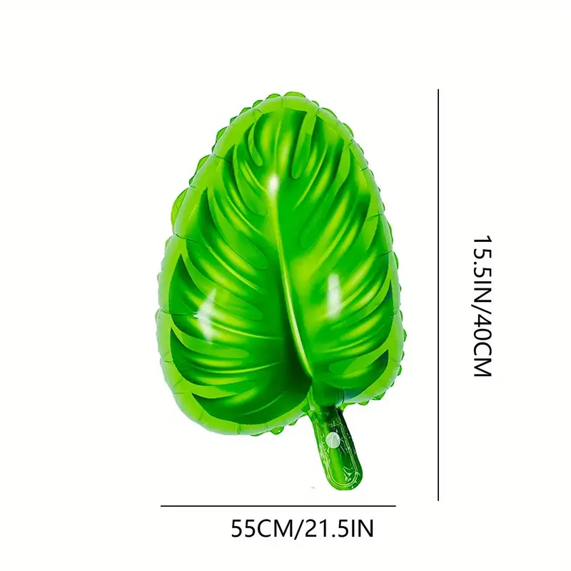 Monstera Tropical Leaf Foil Balloons | Exotic Jungle & Summer Party Decorations 🌿🎈