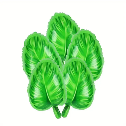 Monstera Tropical Leaf Foil Balloons | Exotic Jungle & Summer Party Decorations 🌿🎈