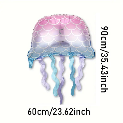 Mermaid Theme Foil Balloons | Magical Under the Sea Party Decoration 🧜‍♀️🌊🎈