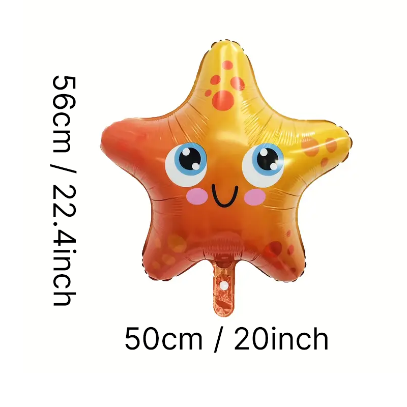 Underwater Theme Foil Balloons | Magical Ocean & Sea Life Party Decorations 🌊🐠🎈
