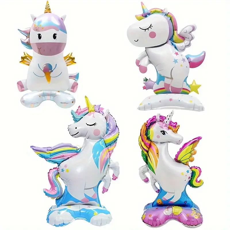 Unicorn Self-Standing Foil Balloons | Magical & Freestanding Party Decoration 🦄✨🎈