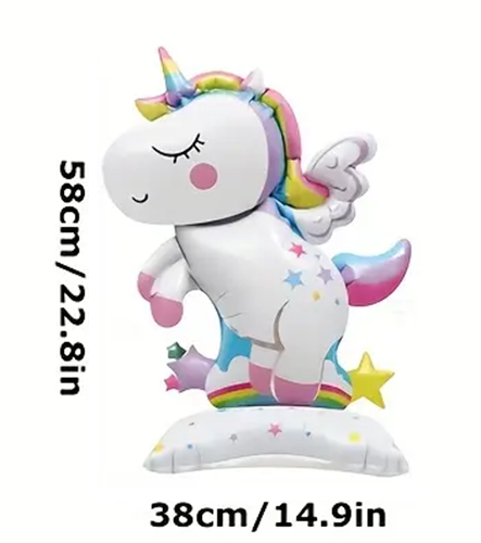Unicorn Self-Standing Foil Balloons | Magical & Freestanding Party Decoration 🦄✨🎈
