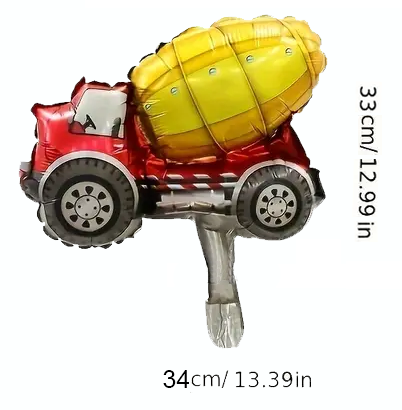 Mini Vehicle Foil Balloons | Cement Truck 🚧🎈