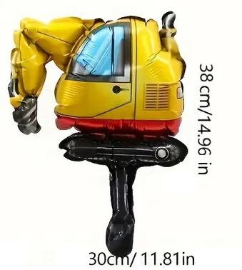Mini Vehicle Foil Balloons | Excavator 🚧🎈