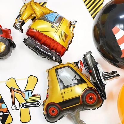 Mini Vehicle Foil Balloons | Excavator 🚧🎈