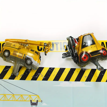 Mini Vehicle Foil Balloons | Excavator 🚧🎈