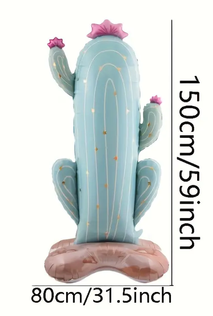 Giant 150cm Self-Standing Cactus Foil Balloon | Fun Western & Fiesta Party Décor 🌵🎈