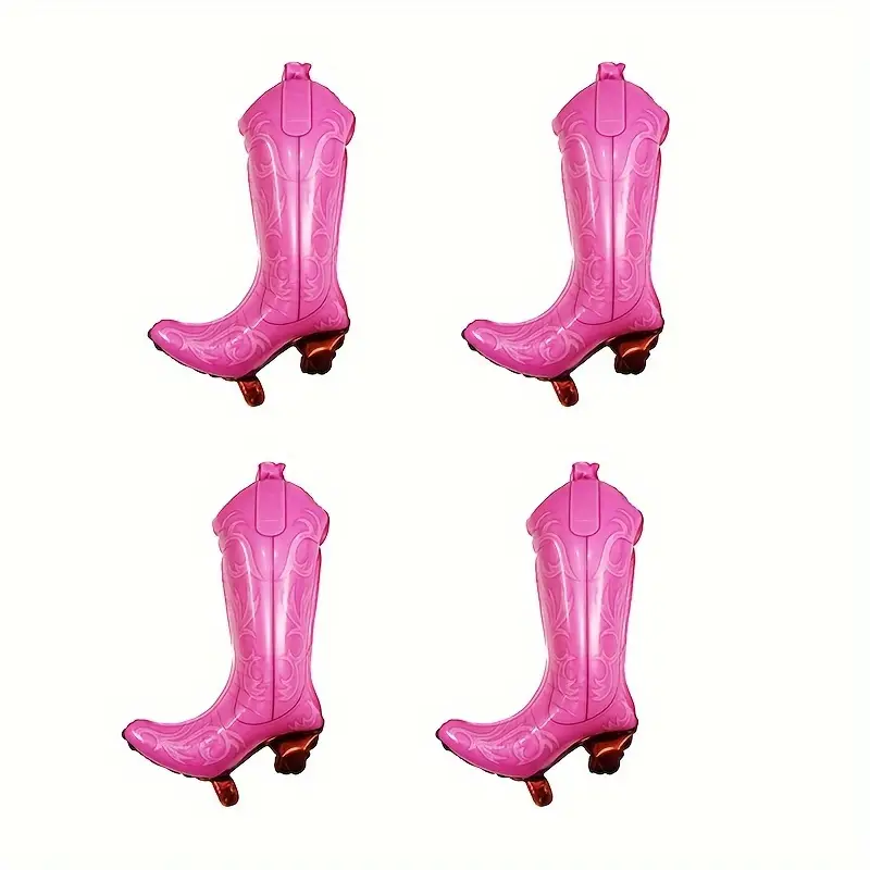 Hot Pink Cowgirl Boot Foil Balloon  | Western Party & Rodeo Theme Decor 🤠🎈
