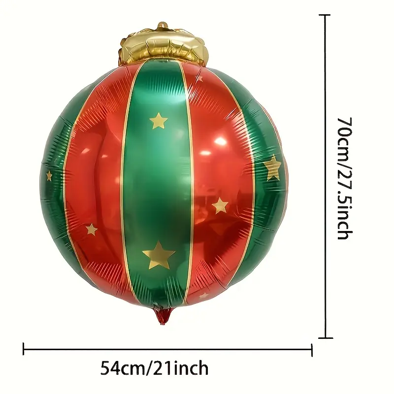 70cm Foil Bauble Balloon | Elegant Christmas & Festive Decoration 🎄🎈