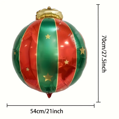 70cm Foil Bauble Balloon | Elegant Christmas & Festive Decoration 🎄🎈