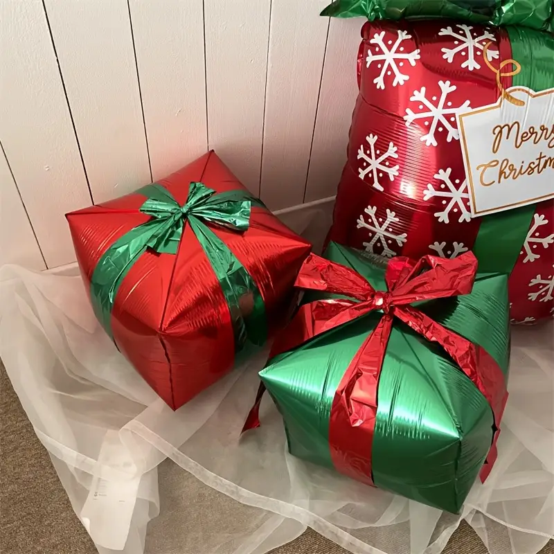 55cm Present Foil Balloon | Festive Gift Box Party & Event Decoration 🎁🎈