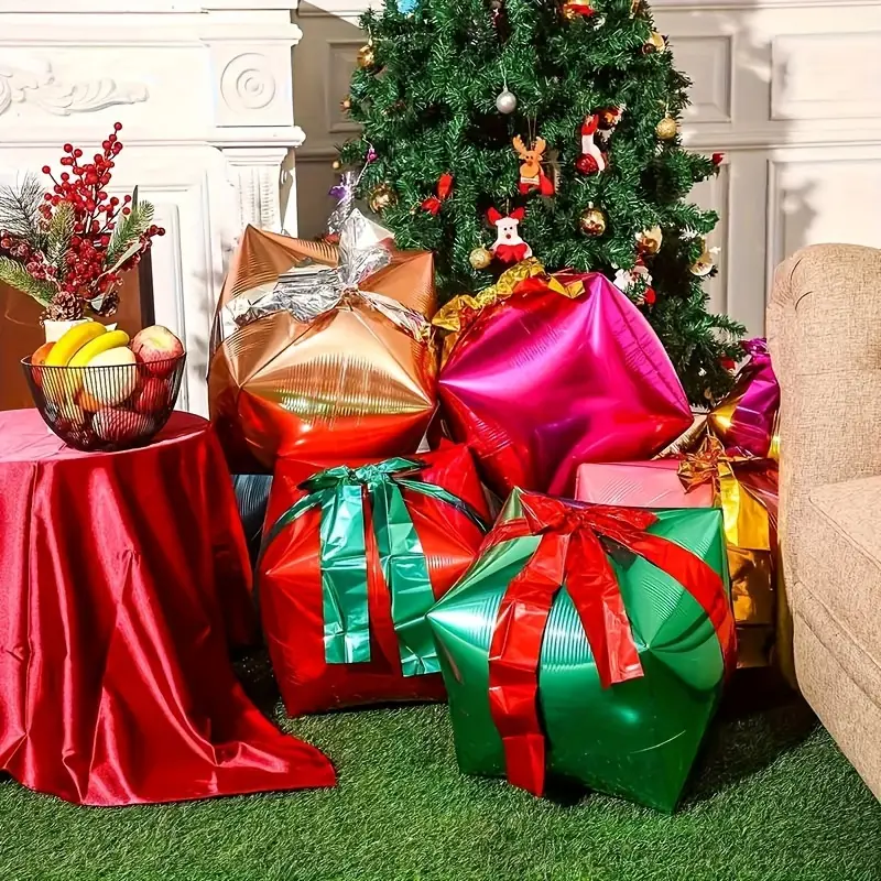 55cm Present Foil Balloon | Festive Gift Box Party & Event Decoration 🎁🎈
